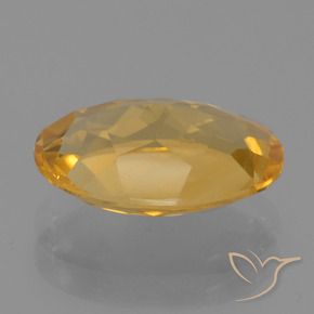 Citrino Dorado naranja oscuro natural de 2.60 ct, Ovalada, VVS-VS