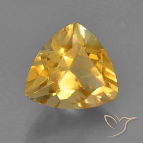Citrino Naranja dorado intenso natural de 2.23 ct, Trillón, VS