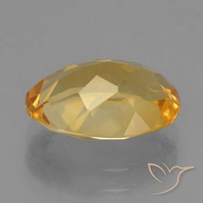 Citrino Dorado naranja oscuro natural de 2.59 ct, Ovalada, VS