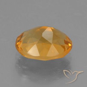 Citrino Dorado naranja intenso natural de 1.97 ct, Ovalada, VS