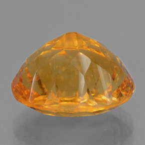 Citrino Dorado amarillo natural de 6.41 ct, Corte Óvalo, VS