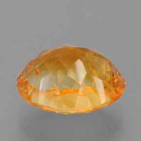 Citrino oro natural de 5,00 ct, corte óvalo, VS