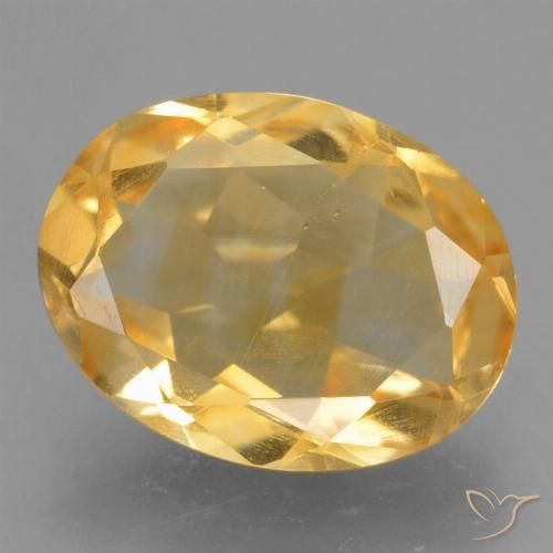 1.81ct Natural Dorado Citrino, Ovalada, VS
