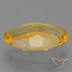 Citrino Dorado naranja claro medio natural de 2.70 ct, Ovalada, VS