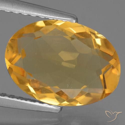 2.49ct Natural Dorado naranja intenso Citrino, Ovalada, VVS-VS