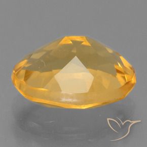 Citrino Dorado naranja claro medio natural de 2.10 ct, Ovalada, VS