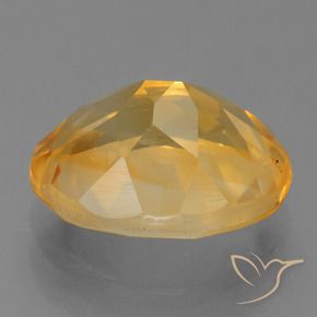 Citrino Dorado naranja intenso natural de 2.78 ct, Ovalada, VS