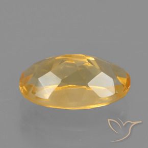 Citrino Dorado naranja natural de 2.13 ct, Ovalada, VVS-VS