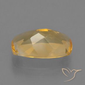 Citrino Dorado-naranja claro natural de 2.68 ct, Forma Cojín, VVS-VS