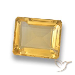 Citrino Oro natural de 4.74 ct, Corte Octágono / Esmeralda, VVS