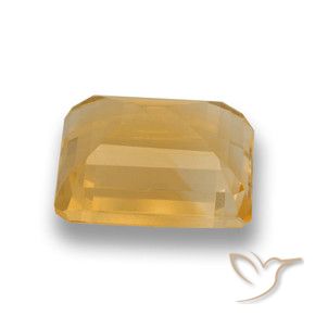 Citrino Oro natural de 4.74 ct, Corte Octágono / Esmeralda, VVS