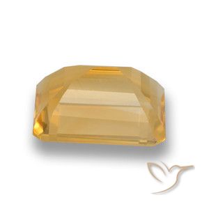 Citrino Oro natural de 3.80 ct, Corte Octágono / Esmeralda, VVS-VS