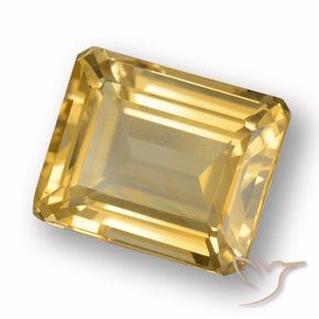 Citrino Oro natural de 4.67 ct, Corte Octágono / Esmeralda, VVS-VS