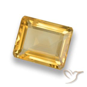 Citrino Oro natural de 4.65 ct, Corte Octágono / Esmeralda, VVS