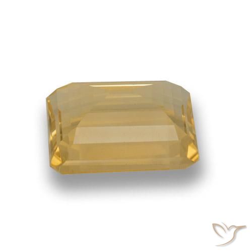 Citrino Oro natural de 3.65 ct, Corte Octágono / Esmeralda, VVS-VS