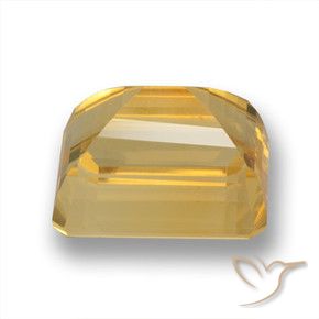 Citrino Dorado-naranja claro natural de 7.28 ct, Corte Octágono / Esmeralda, VVS-VS