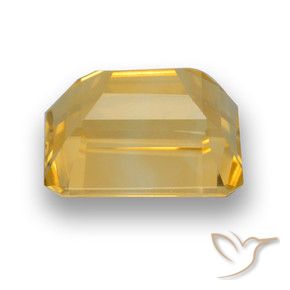 Citrino Dorado natural de 4.50 ct, Corte Octágono / Esmeralda, VVS-VS