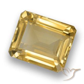 Citrino Dorado natural de 4.46 ct, Corte Octágono / Esmeralda, VVS