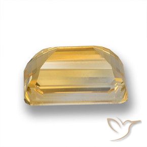 Citrino Dorado oscuro natural de 4.96 ct, Corte Octágono / Esmeralda, VVS