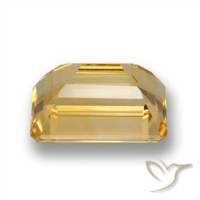 Citrino Oro natural de 7.63 ct, Corte Octágono / Esmeralda, VVS-VS