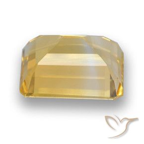 Citrino Dorado natural de 4.15 ct, Corte Octágono / Esmeralda, VVS