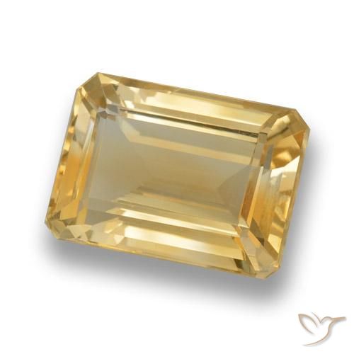Citrino Oro natural de 7.85 ct, Corte Octágono / Esmeralda, VVS-VS