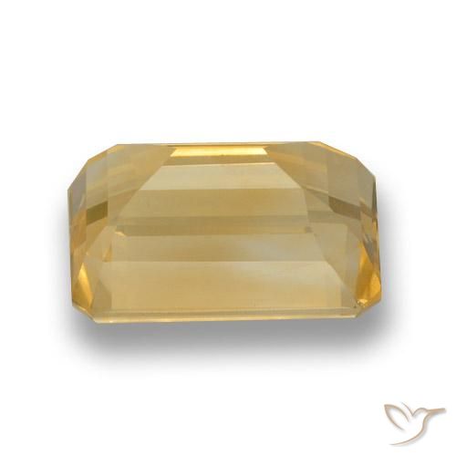 Citrino Oro natural de 7.85 ct, Corte Octágono / Esmeralda, VVS-VS