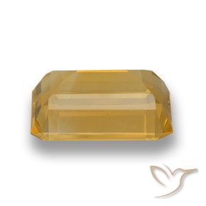 Citrino Dorado oscuro natural de 6.79 ct, Corte Octágono / Esmeralda, VVS-VS