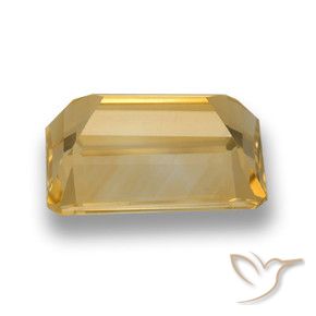 Citrino Oro natural de 6.63 ct, Corte Octágono / Esmeralda, VVS-VS