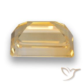 Citrino Dorado-naranja claro natural de 4.53 ct, Corte Octágono / Esmeralda, VVS-VS