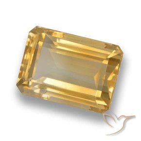 Citrino Oro natural de 8.66 ct, Corte Octágono / Esmeralda, VVS