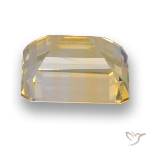 Citrino Dorado claro natural de 4.83 ct, Corte Octágono / Esmeralda, VVS-VS