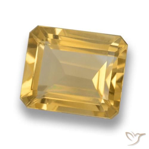 Citrino Naranja dorado natural de 5.12 ct, Forma Cojín, VS