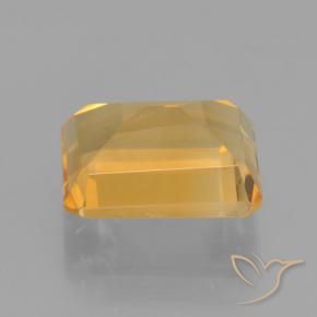 Citrino Dorado naranja natural de 4.53 ct, Corte Octágono / Esmeralda, VS
