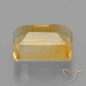 Citrino Dorado oscuro natural de 4.54 ct, Corte Octágono / Esmeralda, VS