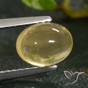 Citrino Dorado claro natural de 1.76 ct, Ovalada, Transparente