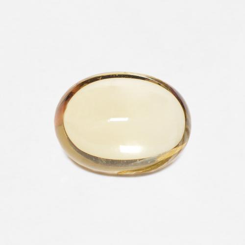 Citrino dorado natural de 1,40 ct, corte óvalo, transparente