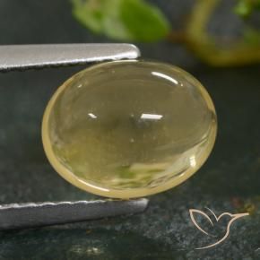 Citrino Amarillo claro natural de 2.24 ct, Ovalada, Transparente