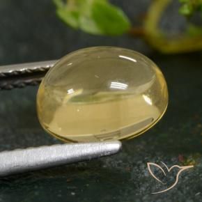 Citrino Amarillo claro natural de 2.24 ct, Ovalada, Transparente