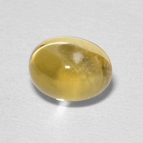 Citrino Crema natural de 1.78 ct, Ovalada, Transparente