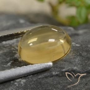 Citrino Dorado claro natural de 1.47 ct, Ovalada, Transparente
