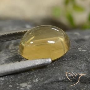 Citrino Dorado claro natural de 1.30 ct, Ovalada, Transparente