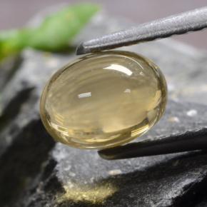 Citrino amarillo natural de 1,02 ct, corte óvalo, transparente