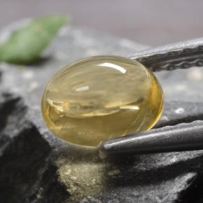 Citrino amarillo natural de 1,02 ct, corte óvalo, transparente