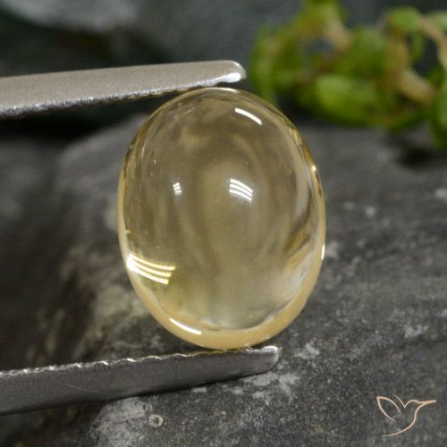 2.52ct Natural Dorado claro Citrino, Ovalada, Transparente