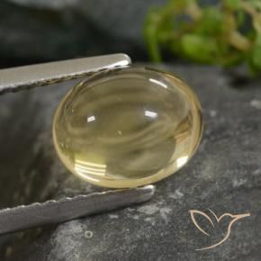 Citrino Dorado claro natural de 2.52 ct, Ovalada, Transparente