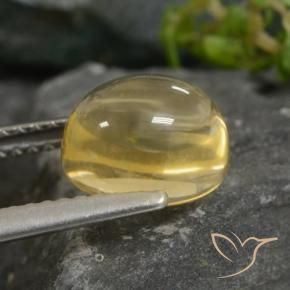 Citrino Dorado claro natural de 2.52 ct, Ovalada, Transparente