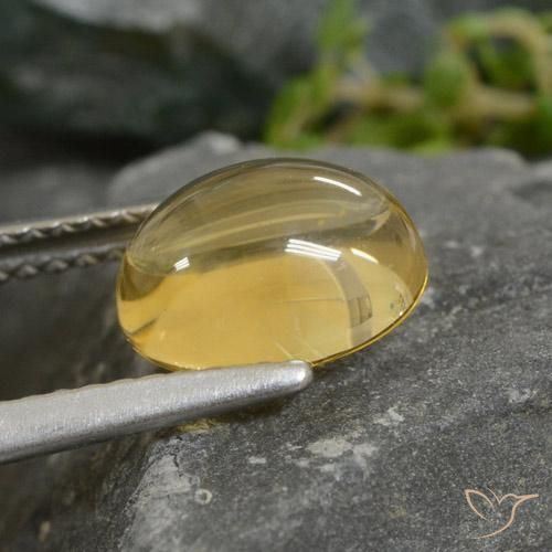 Citrino Dorado claro natural de 1.88 ct, Ovalada, Transparente