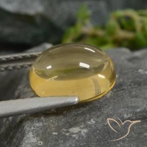 Citrino Amarillo claro natural de 2.23 ct, Ovalada, Transparente