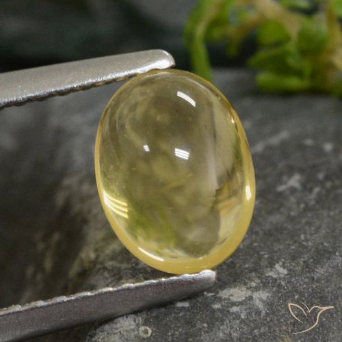 1.43ct Natural Dorado claro Citrino, Ovalada, Transparente
